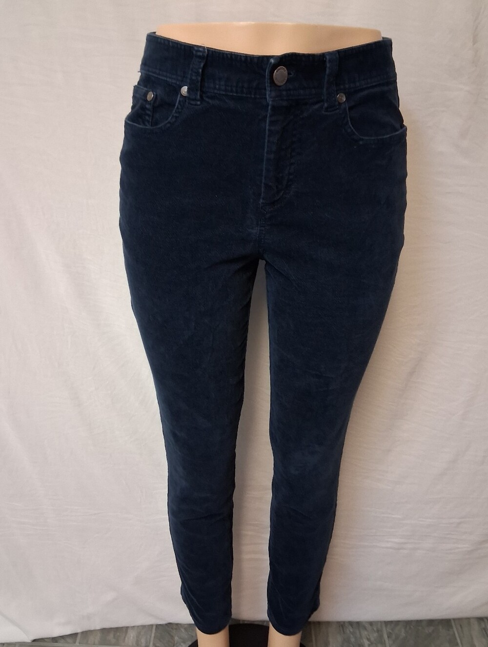 Brooks Brothers Navy Straight-Leg Corduroy Jeans